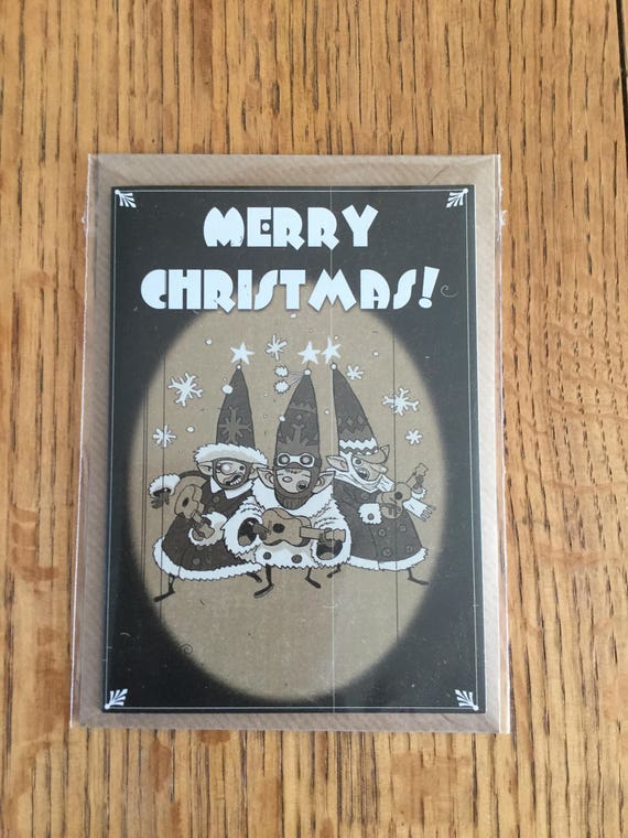 Ukulele Goblin 3 Amigos Single Christmas Card 