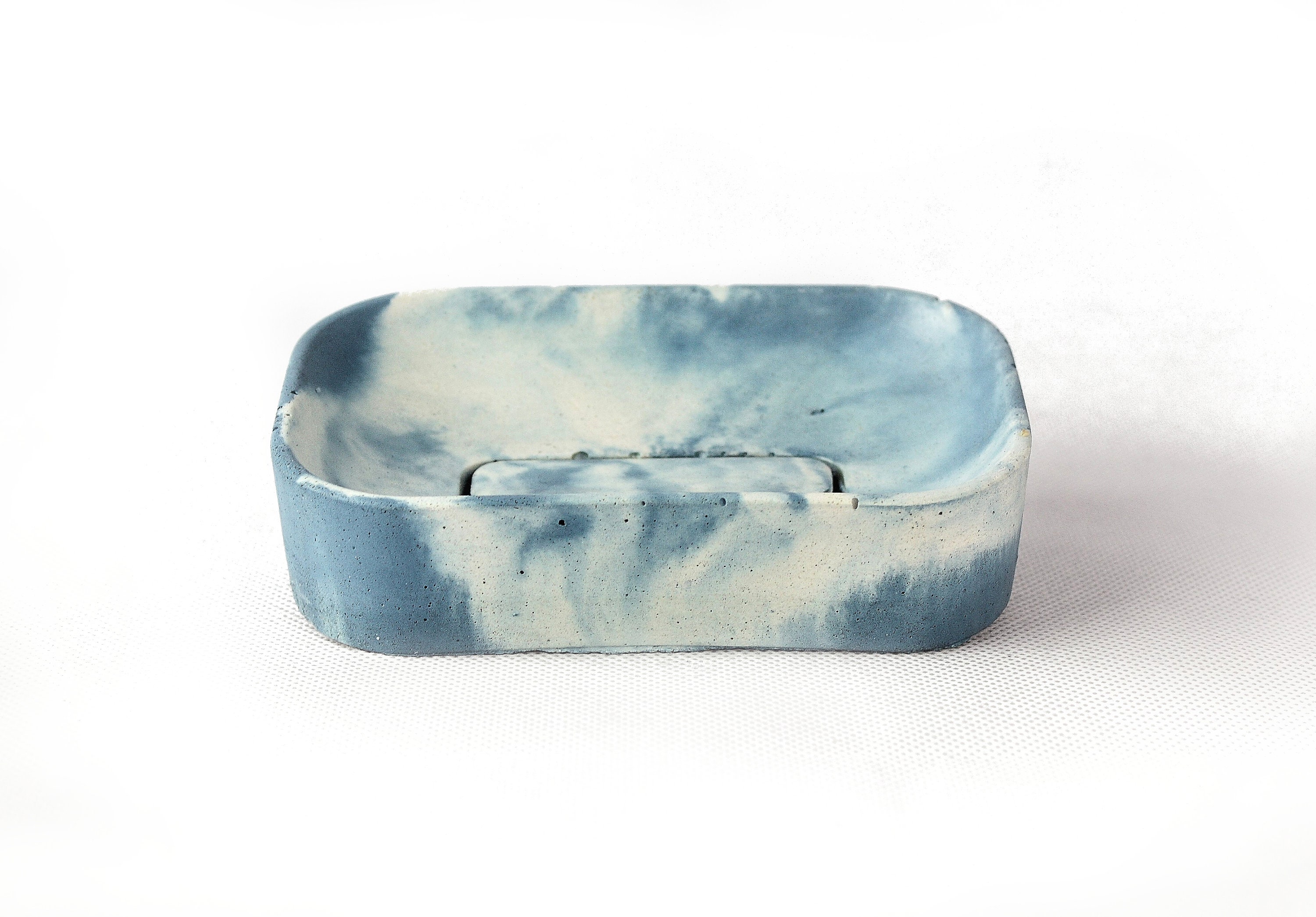 Soap dish, colored concrete, bathroom decor