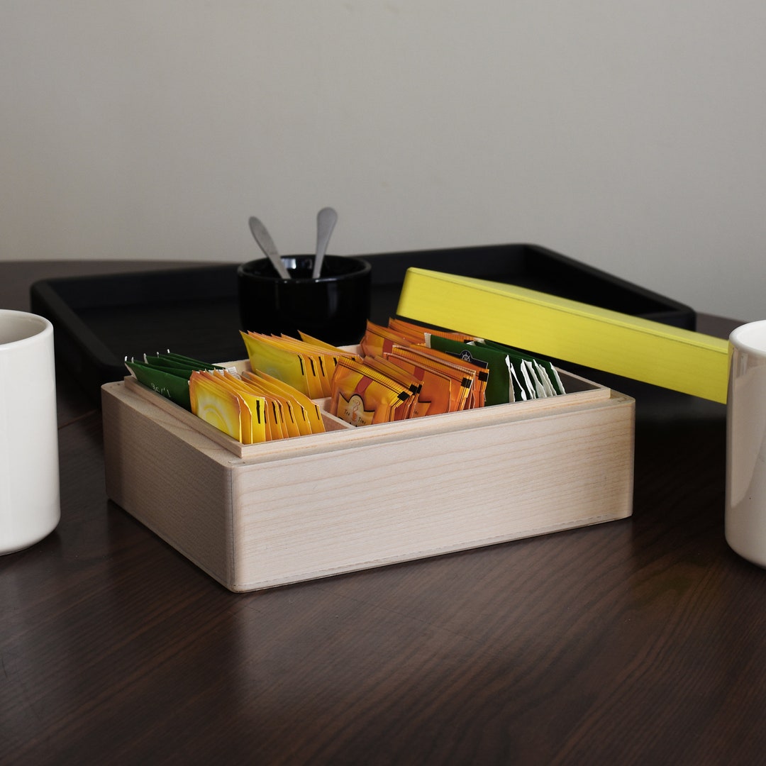 Tea coffea wooden box/kitchen decoration/kitchen wooden storage