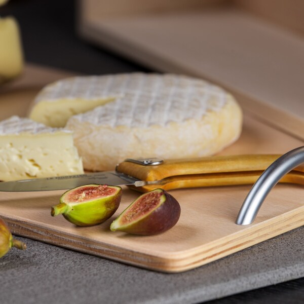 Boîte à fromage en bois pour conservation des aliments et petit garde-manger avec plateau à fromage, cloche en bois et 2 poignées