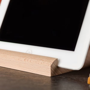Joli support de téléphone en bois/support de téléphone pour bureau/support de téléphone en bois pour table/support bois carte de visite