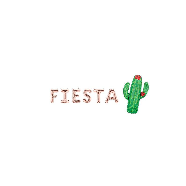 Fiesta Rose Gold Balloons,Fiesta Letter Balloons,Fiesta Theme,Fiesta Bridal Shower,Fiesta Baby Shower,Fiesta Wedding,Fiesta Birthday,Cactus