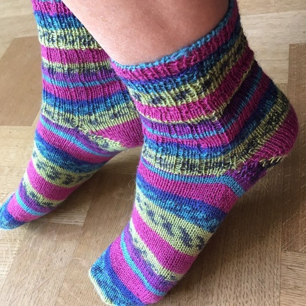 Vrolijke wollen sokken