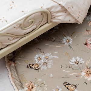 Gold meadow on Carmel - round baby play mat, boxkleed, krabbeldecke, speelmat