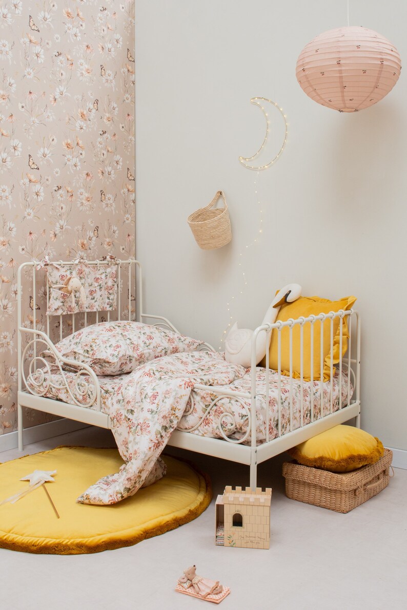 Honeysuckle Kids Bedding Set Nursery Bedding Set Cotton Etsy