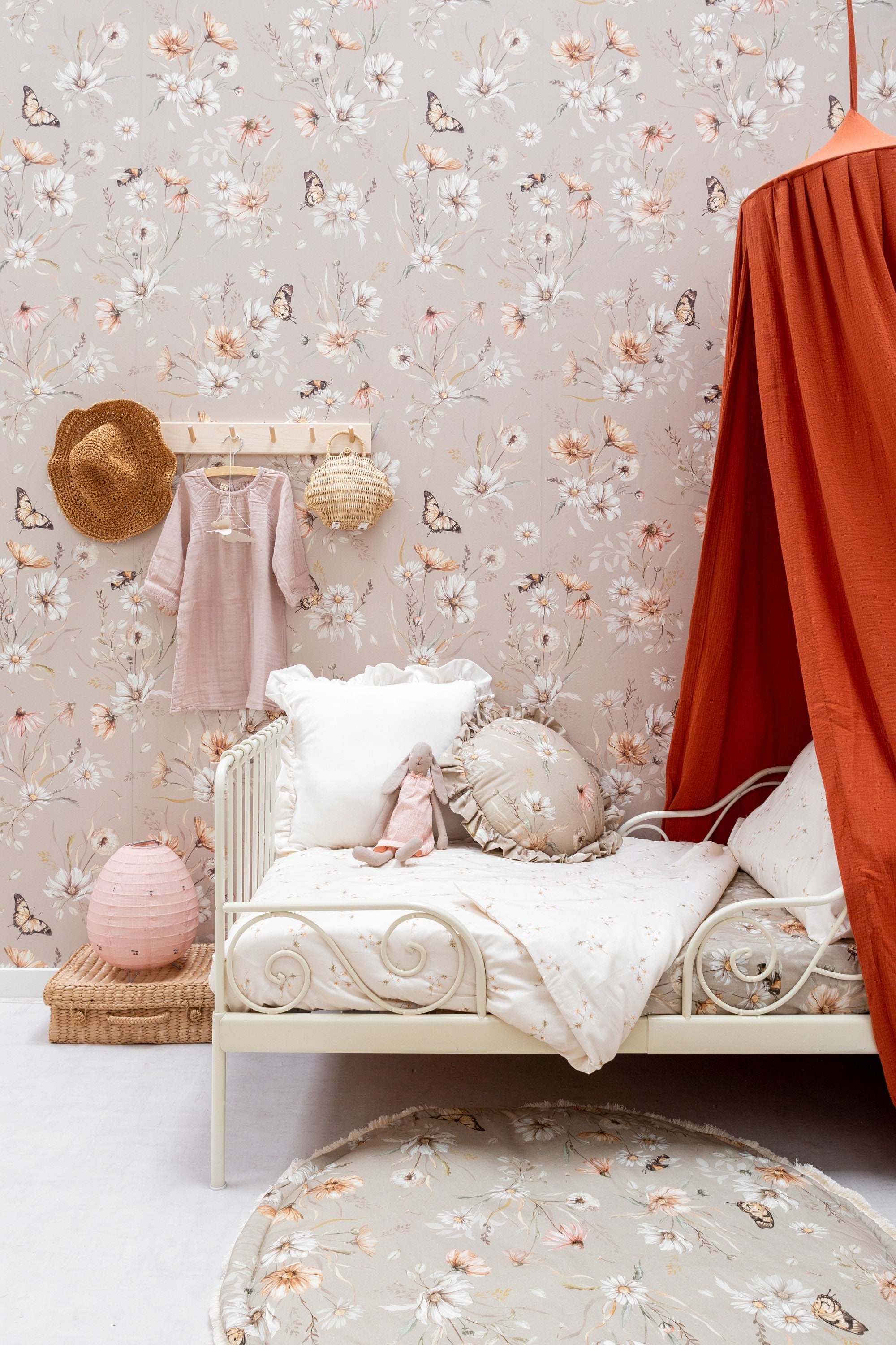 Rust Canopy Muslin Bed Canopy Bedhemel Klamboe Red Rust Etsy