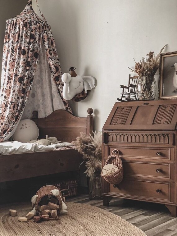 Vintage bed canopy deals