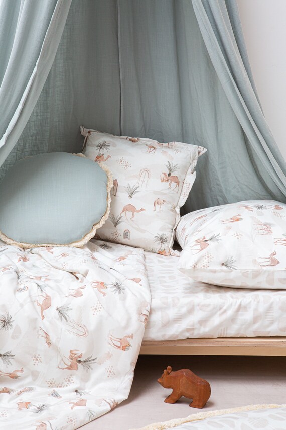 Desert Cotton Bedding Set Cotton Nursery Bedding Set Kids Bedding Set Etsy