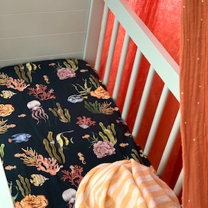 Under the sea - fitted sheet, crib fitted sheet