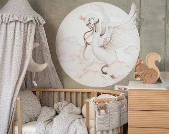 Ruffled Canopy – Blossom Dream, Handmade Boho Kids Room Decor
