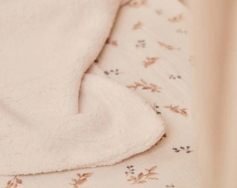 Small leaves - fitted sheet