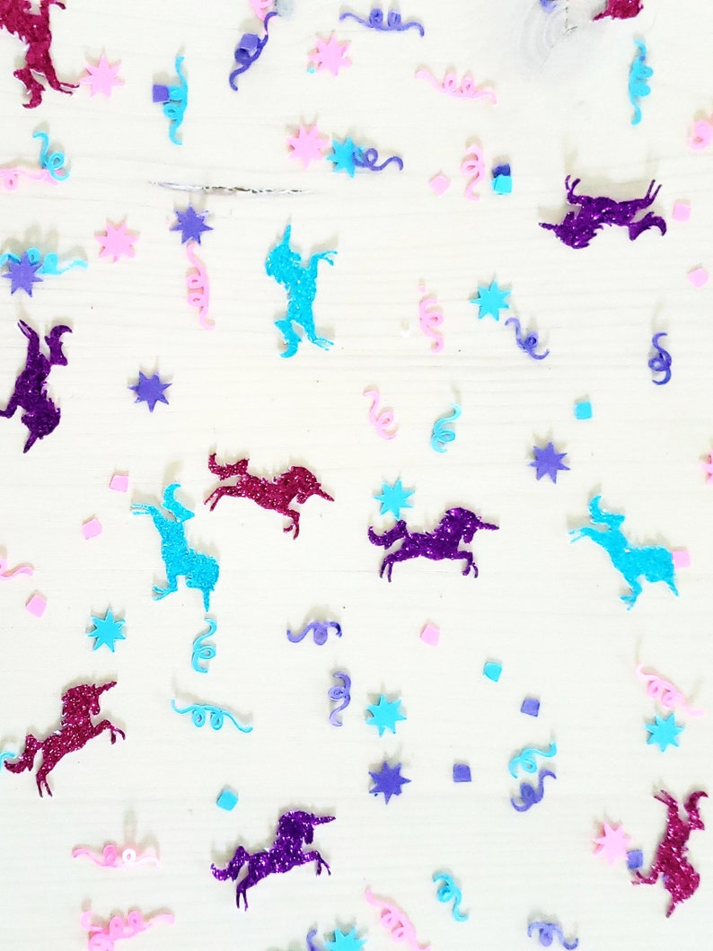 Unicorn Confetti / Glitter Confetti / Unicorn Birthday Party / Etsy