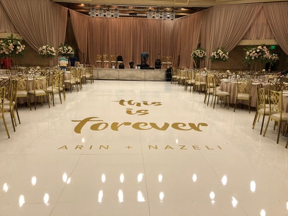 This Means Forever Wedding Dance Floor Decal Sticker With Etsy