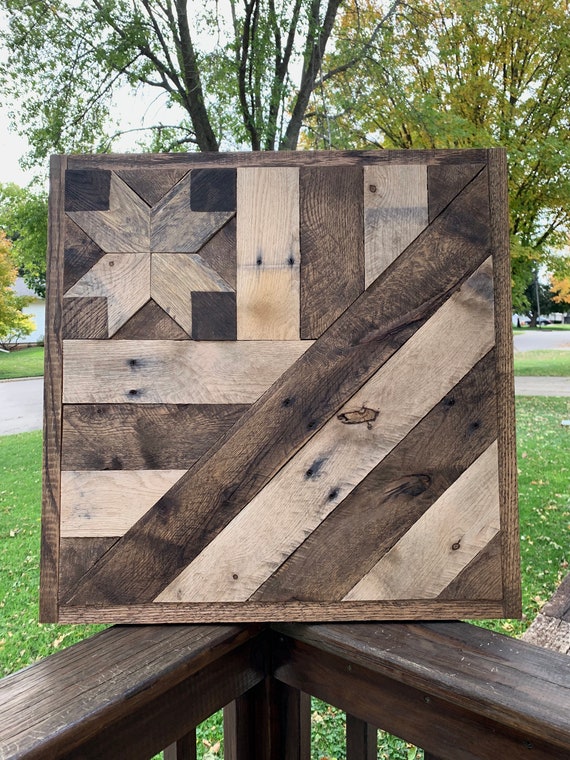 American Flag Barn Quilt Etsy