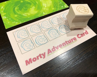 Rick and Morty Adventure Cards with Stamp.