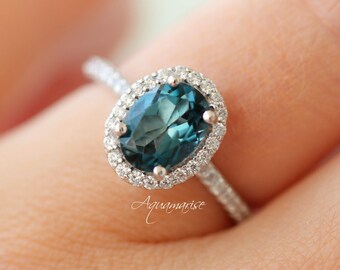 Herria Womens Drop Shape Blue Topaz Engagement Ring Herria Womens Drop Shape Blue Topaz Engagement Ring