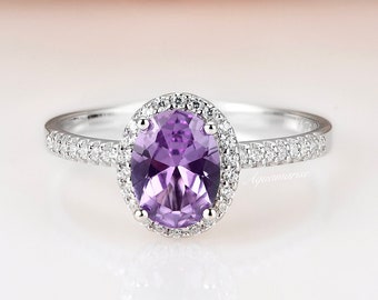 Details about 4x3 MM Oval Cut Natural Purple Amethyst Gemstone 925 Sterling Silver Ring Details about 4x3 MM Oval Cut Natural Purple Amethyst Gemstone 925 Sterling Silver Ring