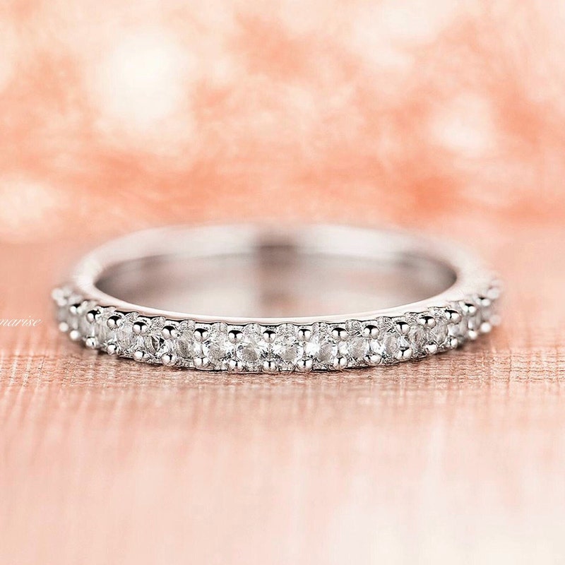 Wedding Bands Women Silver Etsy