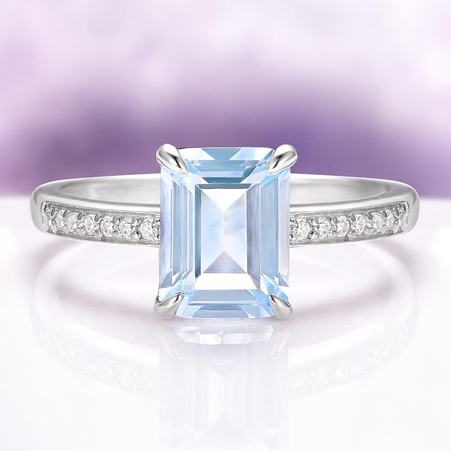 Aquamarine Emerald Cut