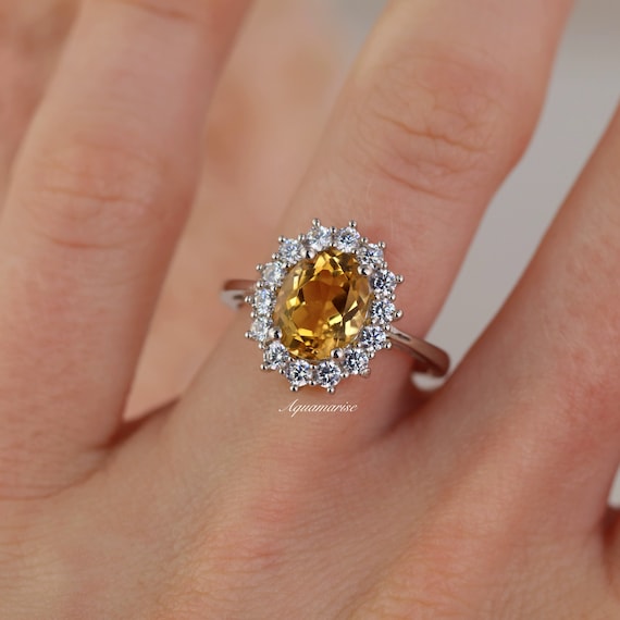 #783 GENUINE CITRINE .925 STERLING FILIGREE ANTIQUE STYLE SILVER RING SIZE 4.5 