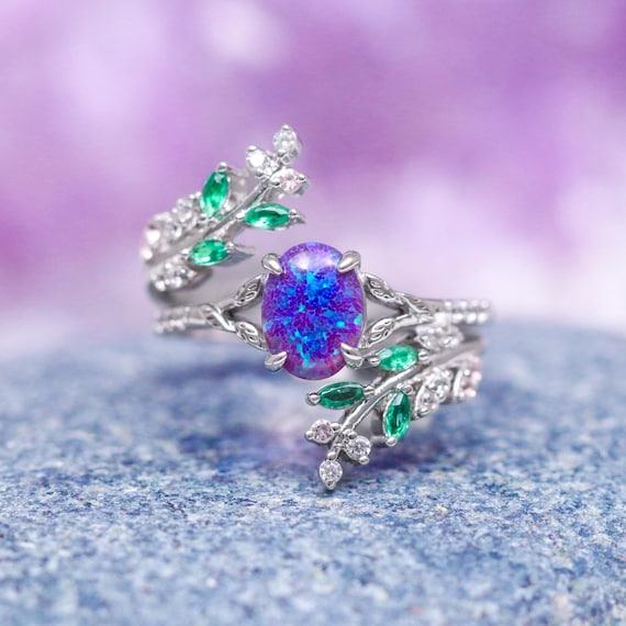 Fairy Core Mystical Fairy Heart Star Promise Ring A Fairy Ring