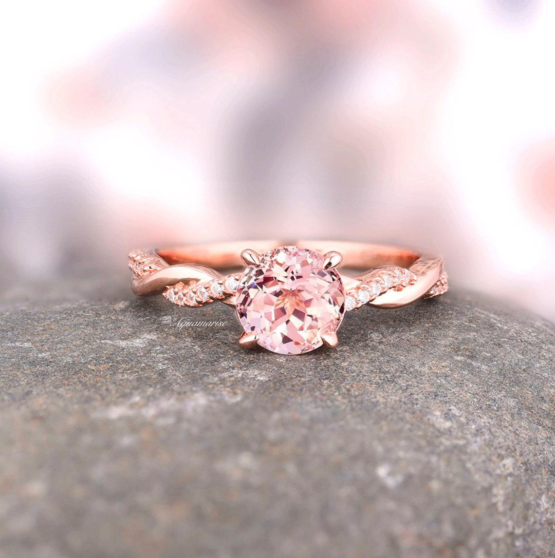 Single Stone on Instagram: “Our Savannah ring in 18k rose gold and  platinum!! No…