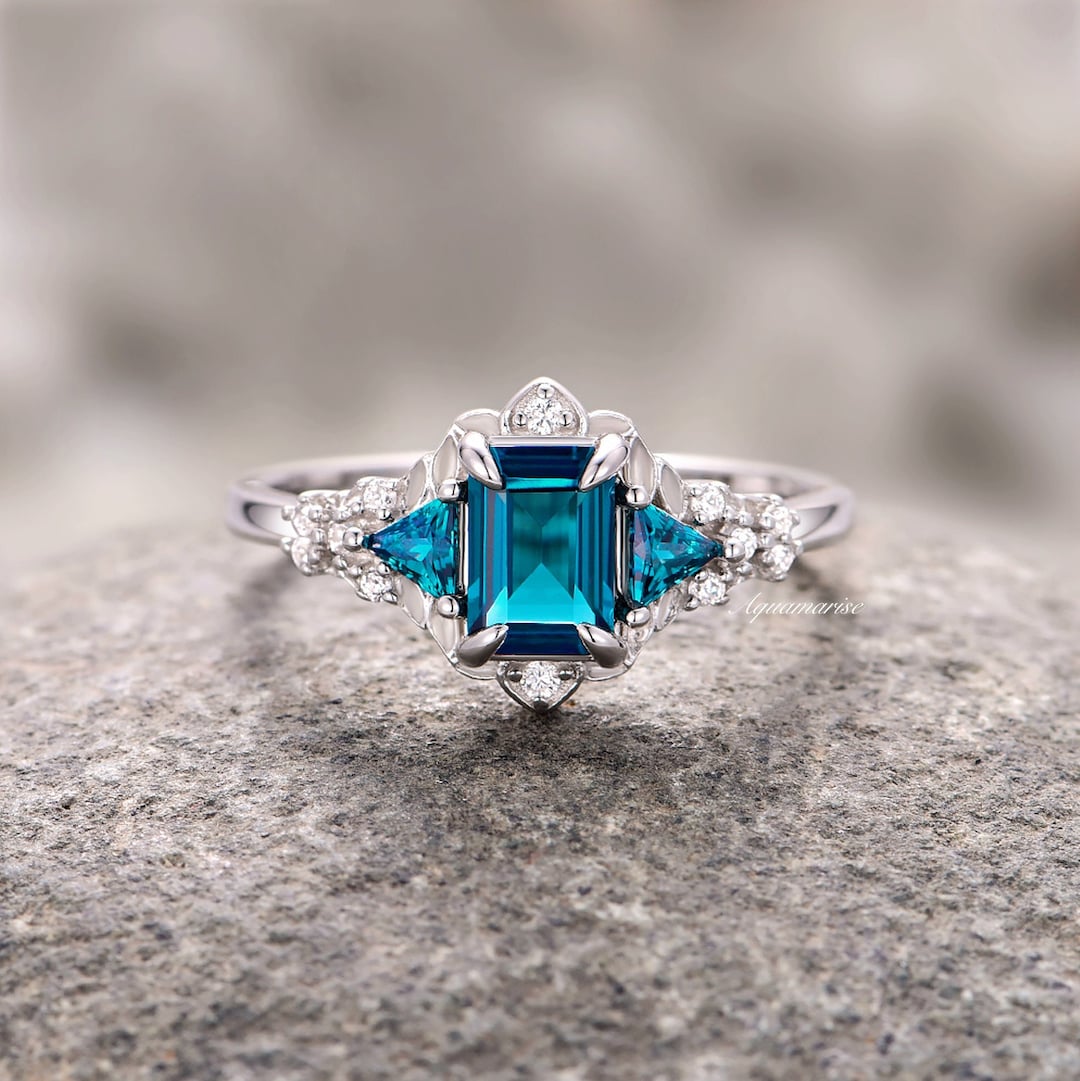 Bridal Set Zales London Blue Topaz Ring Zales Gold Emerald Rings