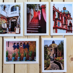 Mexican Architecture — Travel Photography — 5 Blank Greeting Cards