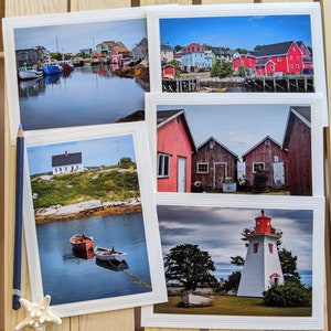 Canadian Maritimes — Travel Photography — 5 Blank Greeting Cards