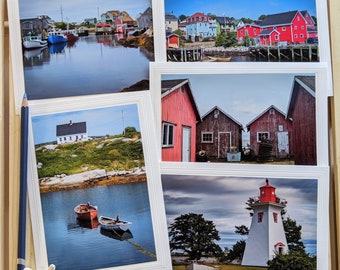 Canadian Maritimes — Travel Photography — 5 Blank Greeting Cards