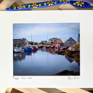 Peggy's Cove  — Matted Photograph — Wall Art