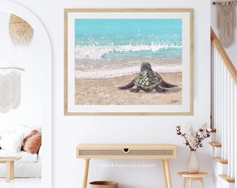 Baby Sea Turtle Wall Art, Sea Turtle Art Prints, Sea Turtle Decor,  Sea Turtle Prints Nursery Art, Baby Sea Turtle Gifts, Baby Shower Gifts