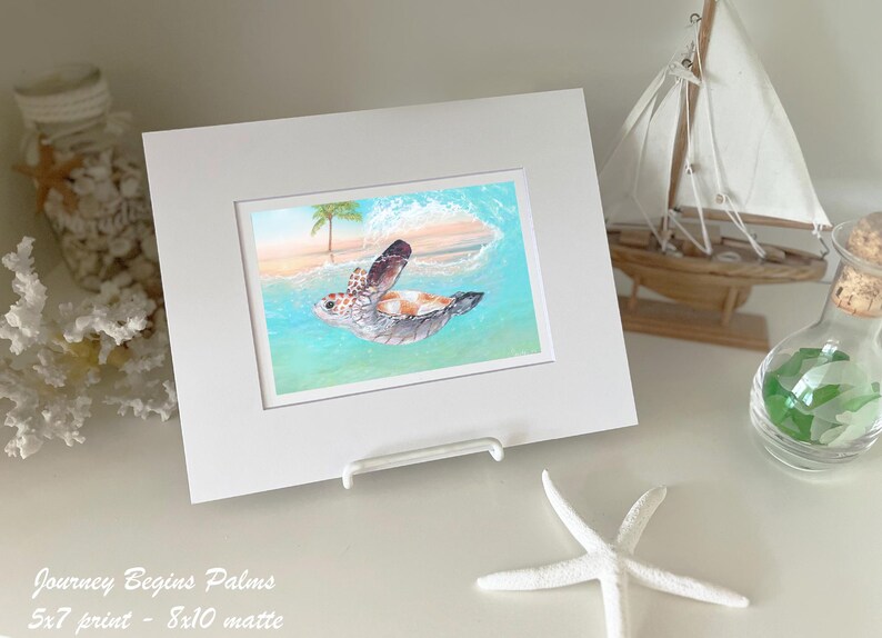 Sea Turtle Art Prints, Coastal Wall Decor, Nautical Art, Tropical decor, Sea Turtle Print, Beach House Decor, Coastal Art Prints image 3