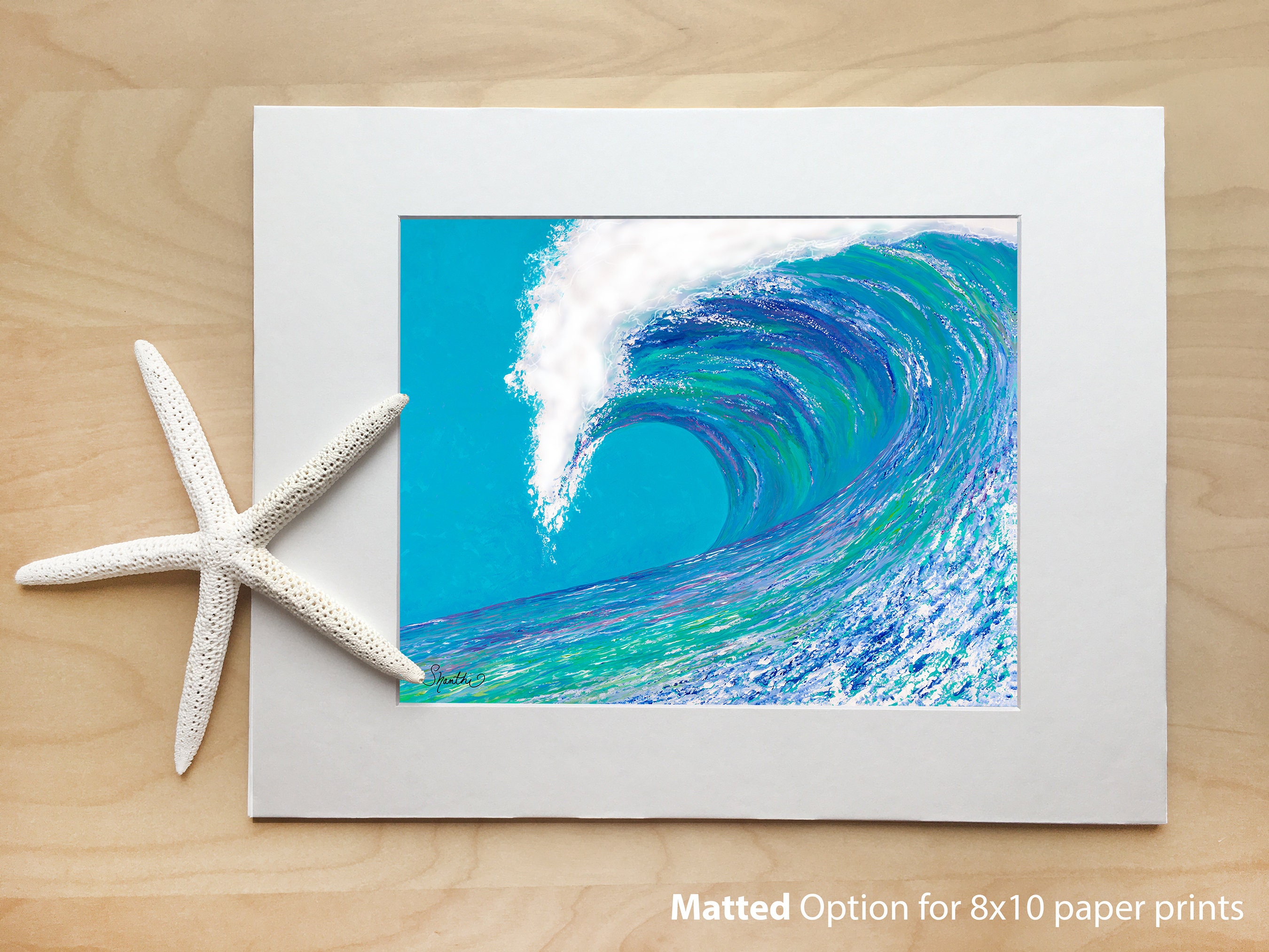 Wave Wall Art Decor for Living Room Coastal Bathroom Decor | Etsy