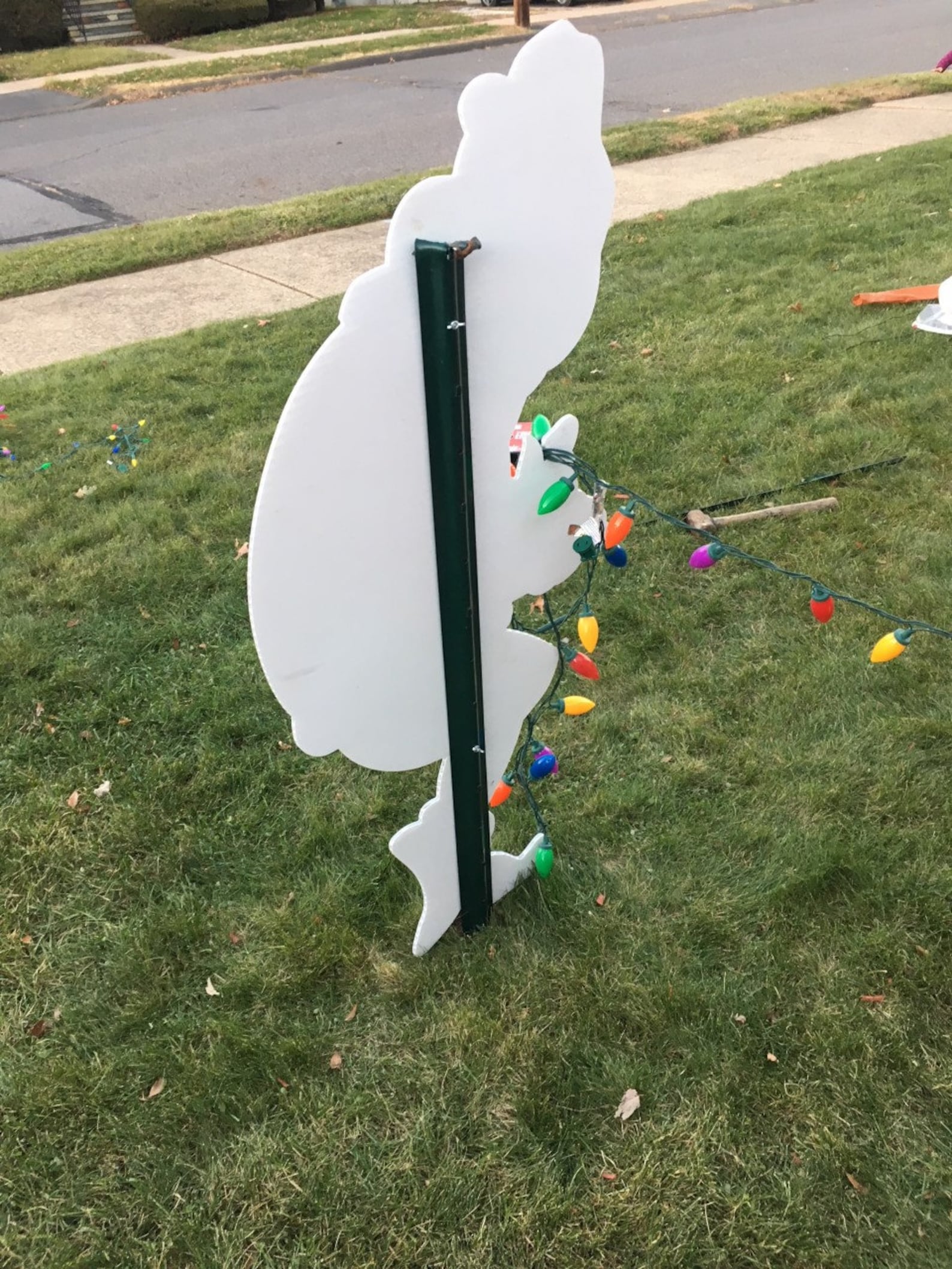 Huge Right or Left facing Grinch Stealing CHRISTMAS Lights Etsy