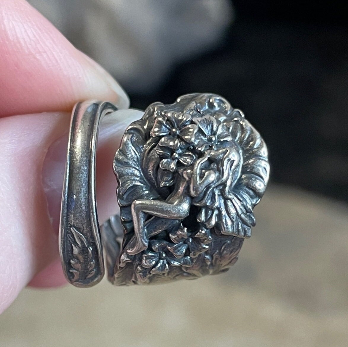 Gioiello Moda Donna Regalo Anello Regolabile In Argento Sterling 925 Con Cristallo, Regalo Moda Per Donna E Ragazza - Gioiello Elegante Sfida Ring