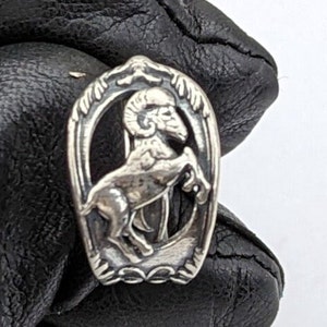 Melusine Solid 925 Sterling Silver Aries Zodiac Birthday Adjustable Spoon Ring Style
