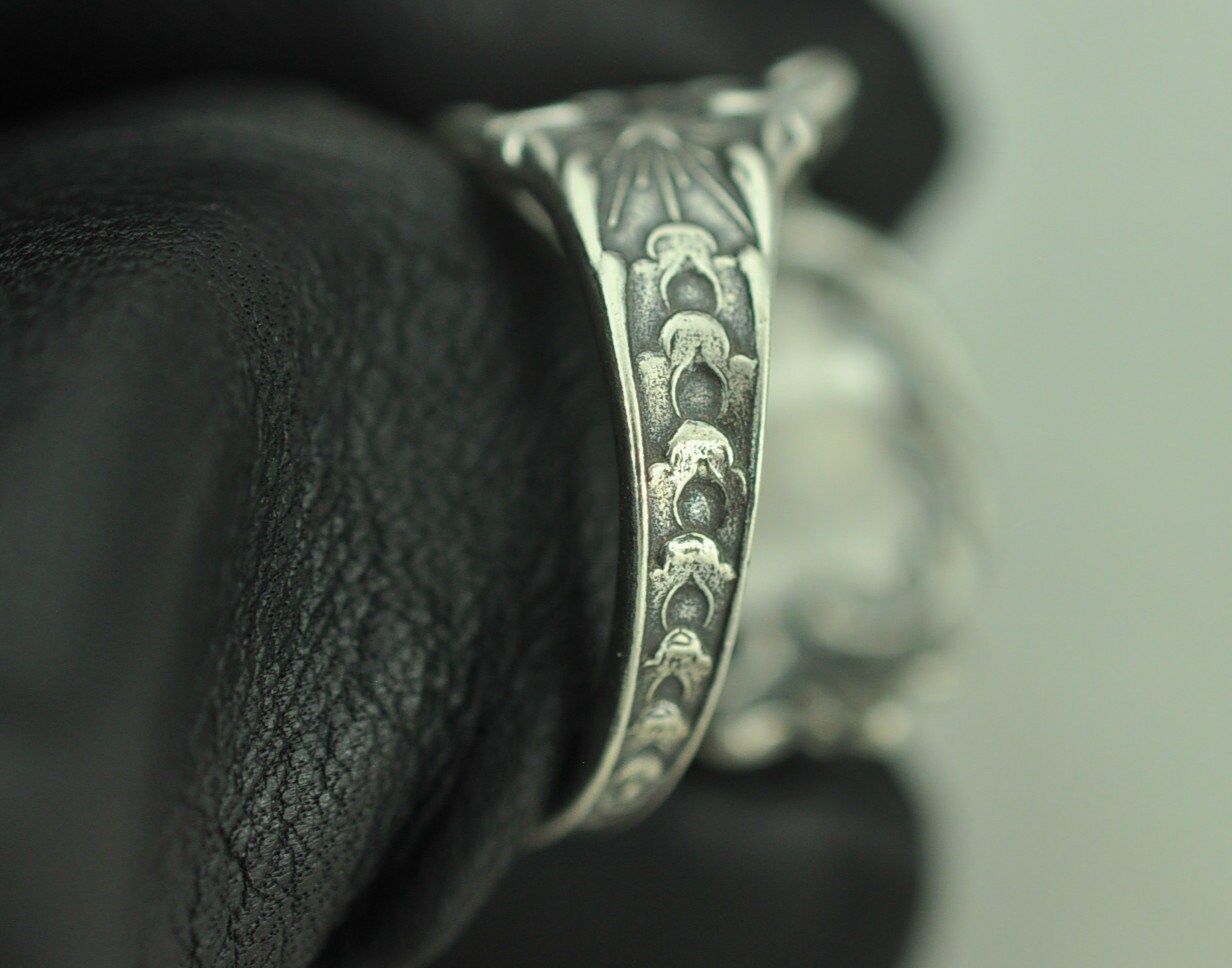 Bague En Argent Sterling 925 - Cuillère étoile Cloche Jésus - Taille 8, Fabrication Espagnole - Neuf