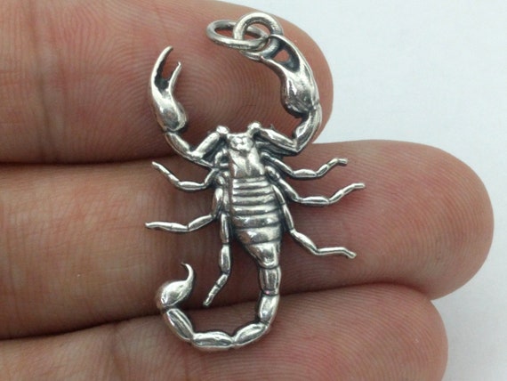 Crazy Scorpion Heavy Huge Native American Sterling Silver Bracelet Crazy Scorpion Heavy Huge Native American Sterling Silver Bracelet