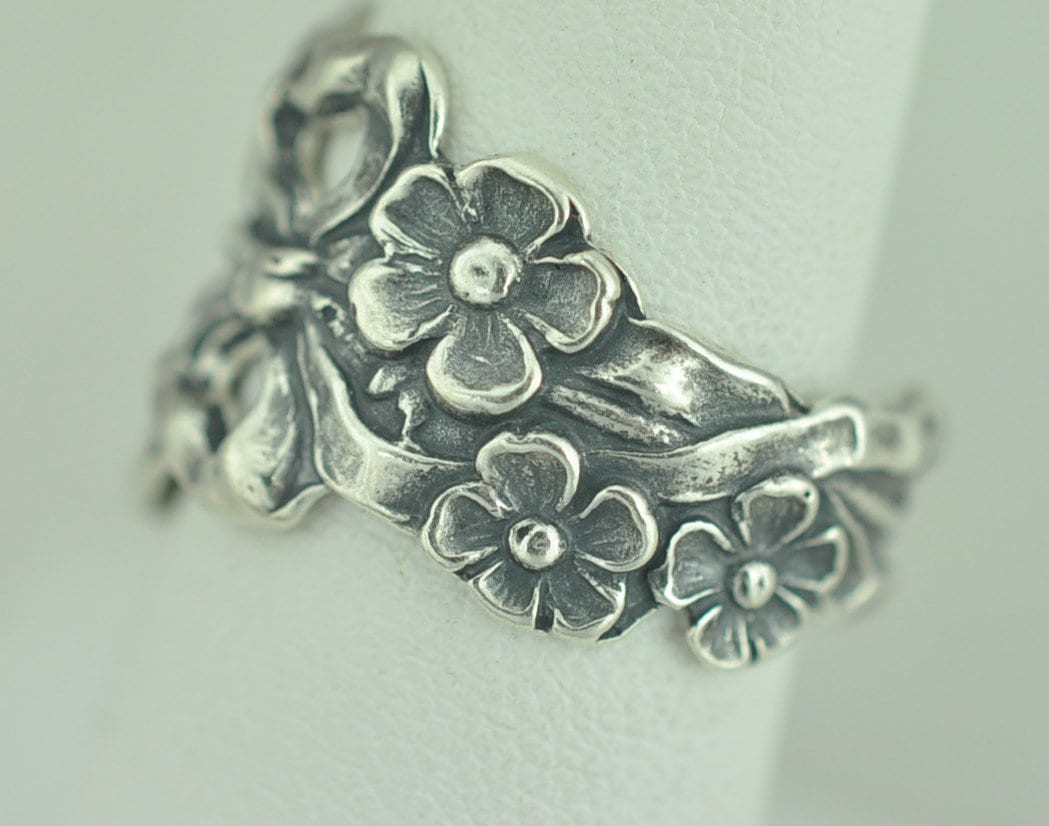 Dainty Solid 925 Sterling Silver Small Four-leaf-clover Flower Floral ...