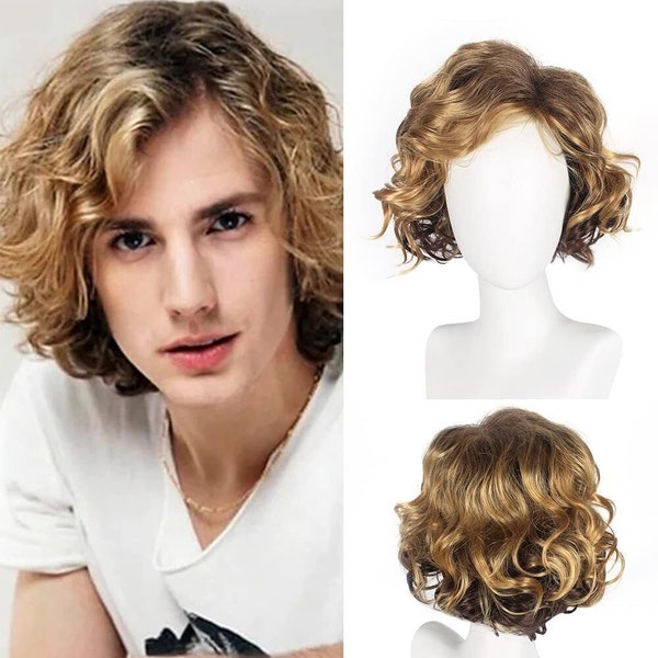 Blonde Male Wig Etsy UK