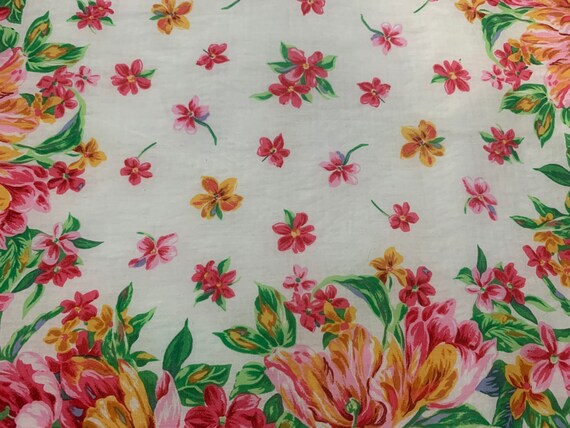Vintage Floral handkerchief, Kenzo handkerchief, … - image 3