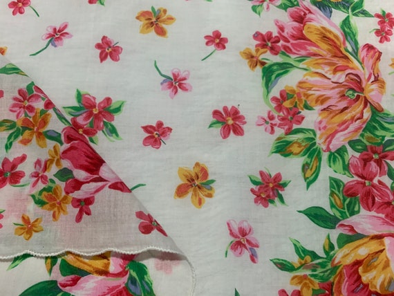 Vintage Floral handkerchief, Kenzo handkerchief, … - image 1
