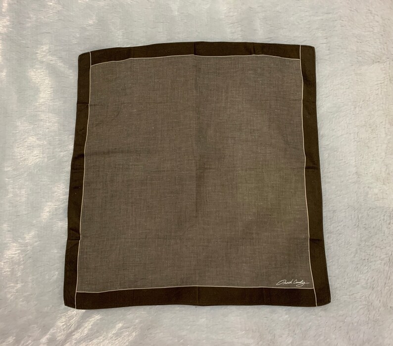 Brown color handkerchief