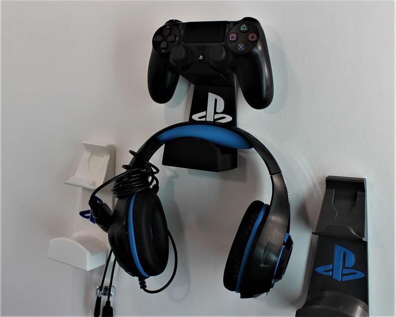 Playstation 4 Controller and Headset Wall Mount hang your Etsy