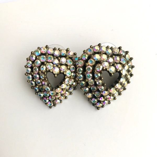 Three heart earrings Clearance