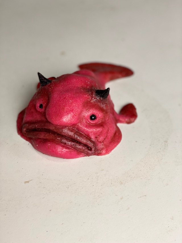 Blob Fish in Resin Pond Bowl Weirdo Gift Pet Blobfish 