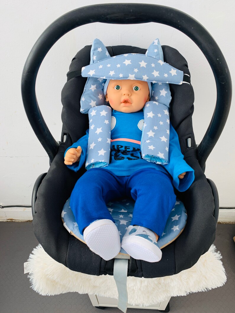 Baby head holder for car seat Etsy