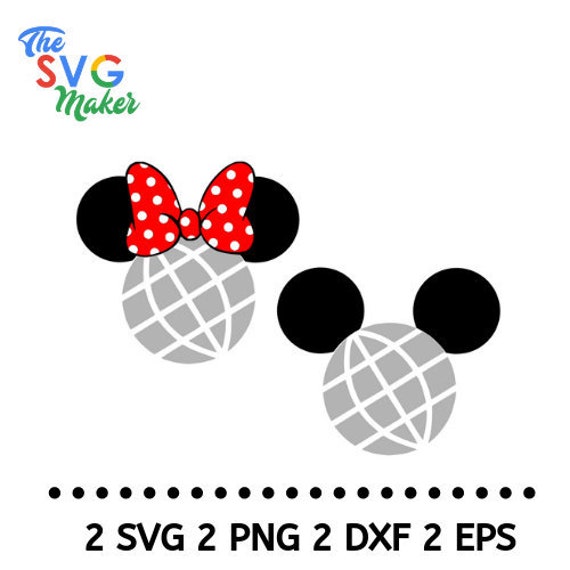 Disney Epcot Ears Svg Mickey Mouse Svg Minnie Svgsvg File Etsy