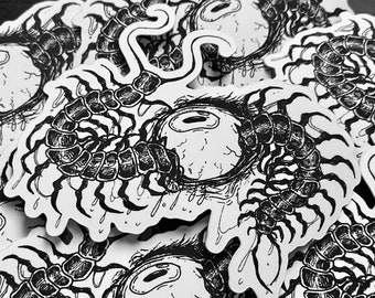 Centipede Eyeball Sticker
